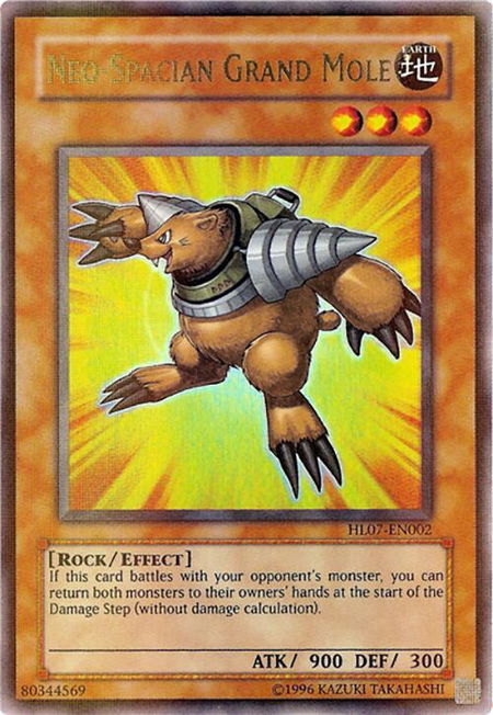 Neo-Spacian Grand Mole - Hobby League 7 YuGiOh trading card