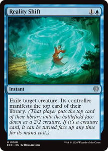 Reality Shift - Commander: Lorwyn Eclipsed (ECC) #68 - Uncommon Magic: The Gathering Trading Card