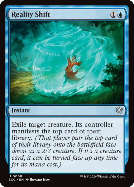 Reality Shift trading card from Commander: Lorwyn Eclipsed Reality Shift - Commander: Lorwyn Eclipsed Magic: The Gathering trading card