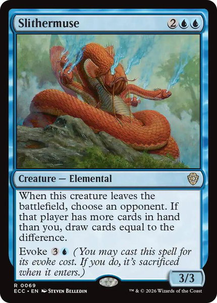 Slithermuse trading card from Commander: Lorwyn Eclipsed Slithermuse - Commander: Lorwyn Eclipsed Magic: The Gathering trading card