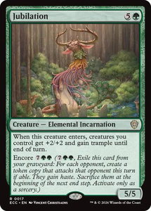 Jubilation - Commander: Lorwyn Eclipsed (ECC) #17 - Rare Magic: The Gathering Trading Card