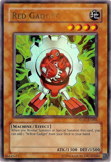 Red Gadget - Hobby League 7 YuGiOh trading card