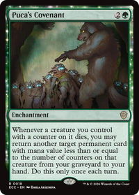 Puca's Covenant - Commander: Lorwyn Eclipsed (ECC) #18 - Rare Magic: The Gathering Trading Card