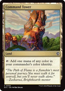 Command Tower (0059) - Commander: Lorwyn Eclipsed (ECC) #59 - Common Magic: The Gathering Trading Card