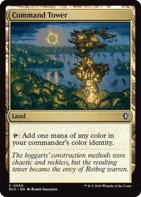 Command Tower (0060) - Commander: Lorwyn Eclipsed (ECC) #60 - Common Magic: The Gathering Trading Card