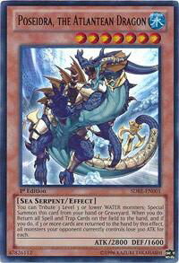 Poseidra, the Atlantean Dragon - Structure Deck: Realm of the Sea Emperor (SDRE) #SDRE-EN001 - Ultra Rare YuGiOh Trading Card