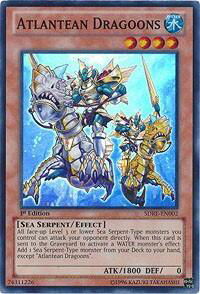 Atlantean Dragoons - Structure Deck: Realm of the Sea Emperor (SDRE) #SDRE-EN002 - Super Rare YuGiOh Trading Card