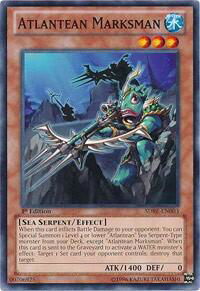 Atlantean Marksman - Structure Deck: Realm of the Sea Emperor (SDRE) #SDRE-EN003 - Common / Short Print YuGiOh Trading Card