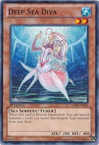 Deep Sea Diva trading card from Structure Deck: Realm of the Sea Emperor Deep Sea Diva - Structure Deck: Realm of the Sea Emperor YuGiOh trading card
