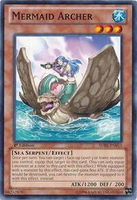 Mermaid Archer - Structure Deck: Realm of the Sea Emperor (SDRE) #SDRE-EN011 - Common / Short Print YuGiOh Trading Card