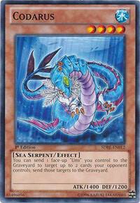Codarus trading card from Structure Deck: Realm of the Sea Emperor Codarus - Structure Deck: Realm of the Sea Emperor YuGiOh trading card