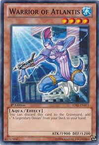 Warrior of Atlantis - Structure Deck: Realm of the Sea Emperor YuGiOh trading card