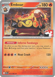 Emboar - Prize Pack Series Cards #013/086 - Rare Pokémon Trading Card