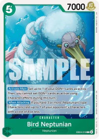 Bird Neptunian - The Azure Sea's Seven (OP14) #EB04-016 - Common One Piece Trading Card
