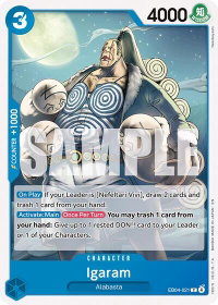 Igaram - The Azure Sea's Seven (OP14) #EB04-021 - Common One Piece Trading Card