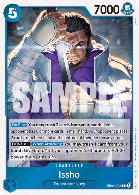 Issho - EB04-022 - The Azure Sea's Seven One Piece trading card