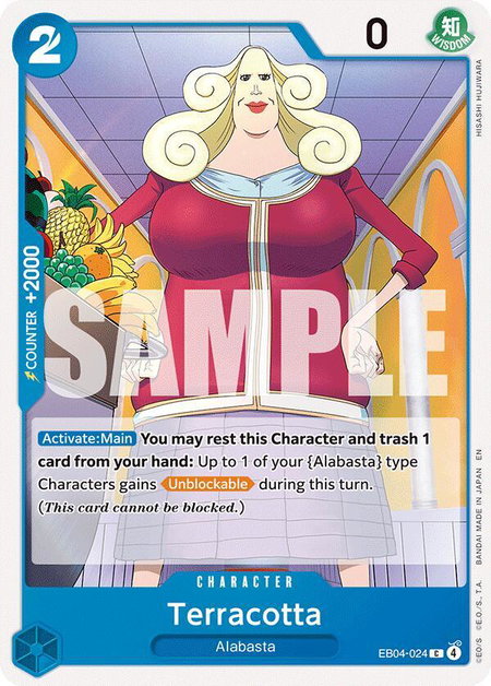 Terracotta - The Azure Sea's Seven One Piece trading card