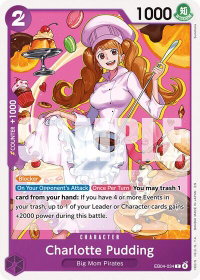 Charlotte Pudding - The Azure Sea's Seven (OP14) #EB04-034 - Common One Piece Trading Card