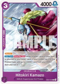 Hitokiri Kamazo - The Azure Sea's Seven (OP14) #EB04-035 - Common One Piece Trading Card