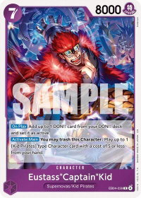 Eustass"Captain"Kid - EB04-039 - The Azure Sea's Seven (OP14) #EB04-039 - Rare One Piece Trading Card