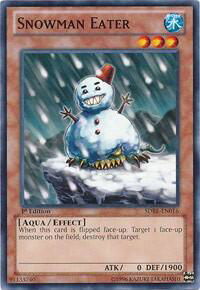 Snowman Eater - Structure Deck: Realm of the Sea Emperor (SDRE) #SDRE-EN016 - Common / Short Print YuGiOh Trading Card