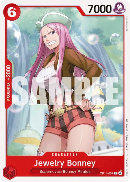 Jewelry Bonney trading card from The Azure Sea's Seven Jewelry Bonney - The Azure Sea's Seven One Piece trading card