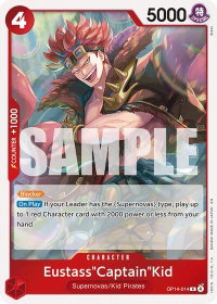 Eustass"Captain"Kid - OP14-014 - The Azure Sea's Seven (OP14) #OP14-014 - Rare One Piece Trading Card