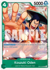 Kouzuki Oden - The Azure Sea's Seven (OP14) #OP14-026 - Uncommon One Piece Trading Card