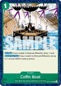 Coffin Boat - The Azure Sea's Seven (OP14) #OP14-039 - Uncommon One Piece Trading Card