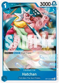 Hatchan - The Azure Sea's Seven (OP14) #OP14-051 - Common One Piece Trading Card