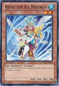 Reese the Ice Mistress - Structure Deck: Realm of the Sea Emperor (SDRE) #SDRE-EN020 - Common / Short Print YuGiOh Trading Card