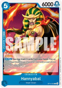 Hannyabal - The Azure Sea's Seven (OP14) #OP14-052 - Common One Piece Trading Card