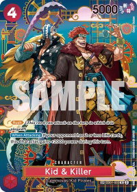 Kid & Killer - EB01-003 (SP) - The Azure Sea's Seven (OP14) #EB01-003 - Rare One Piece Trading Card
