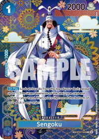 Sengoku - OP07-046 (SP) - The Azure Sea's Seven (OP14) #OP07-046 - Rare One Piece Trading Card