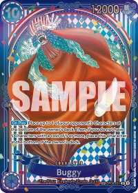 Buggy - OP09-051 (SP) - The Azure Sea's Seven (OP14) #OP09-051 - Rare One Piece Trading Card