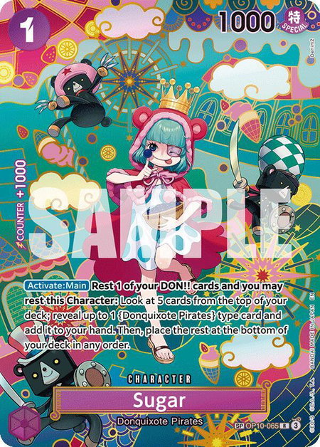 Sugar - OP10-065 (SP) - The Azure Sea's Seven One Piece trading card