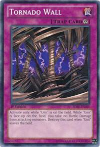 Tornado Wall trading card from Structure Deck: Realm of the Sea Emperor Tornado Wall - Structure Deck: Realm of the Sea Emperor YuGiOh trading card