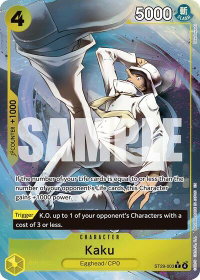 Kaku (Full Art) - Starter Deck 29: Egghead (ST-29) #ST29-003 - Common One Piece Trading Card