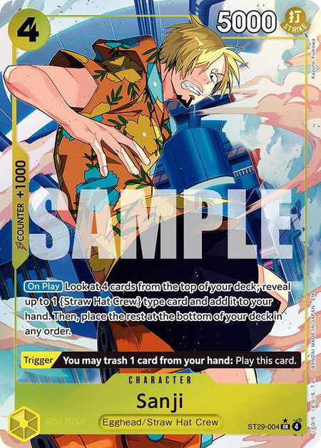 Sanji (Full Art) - Starter Deck 29: Egghead One Piece trading card