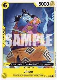Jinbe - Starter Deck 29: Egghead (ST-29) #ST29-005 - Common One Piece Trading Card