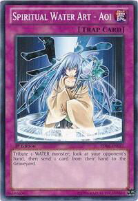 Spiritual Water Art - Aoi - Structure Deck: Realm of the Sea Emperor (SDRE) #SDRE-EN037 - Common / Short Print YuGiOh Trading Card