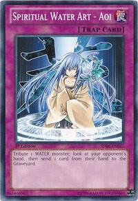 Spiritual Water Art - Aoi - Structure Deck: Realm of the Sea Emperor YuGiOh trading card