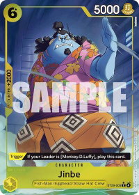 Jinbe (Full Art) - Starter Deck 29: Egghead (ST-29) #ST29-005 - Common One Piece Trading Card