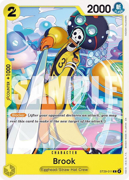 Brook - Starter Deck 29: Egghead One Piece trading card