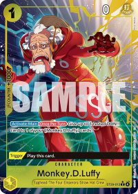 Monkey.D.Luffy (012) (Full Art) - Starter Deck 29: Egghead (ST-29) #ST29-012 - Common One Piece Trading Card