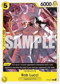 Rob Lucci - Starter Deck 29: Egghead (ST-29) #ST29-013 - Common One Piece Trading Card