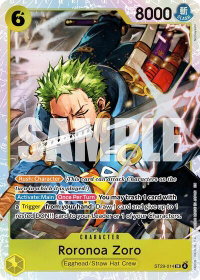 Roronoa Zoro - Starter Deck 29: Egghead (ST-29) #ST29-014 - Super Rare One Piece Trading Card