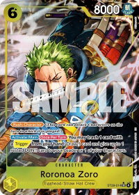 Roronoa Zoro (Full Art) - Starter Deck 29: Egghead (ST-29) #ST29-014 - Super Rare One Piece Trading Card
