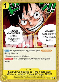 Kizaru!! Compared to Two Years Ago We're a Hundred Times Stronger Now!! - Starter Deck 29: Egghead (ST-29) #ST29-016 - Common One Piece Trading Card