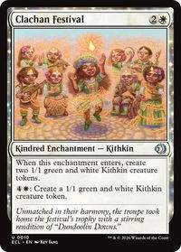 Clachan Festival - Lorwyn Eclipsed (ECL) #10 - Uncommon Magic: The Gathering Trading Card